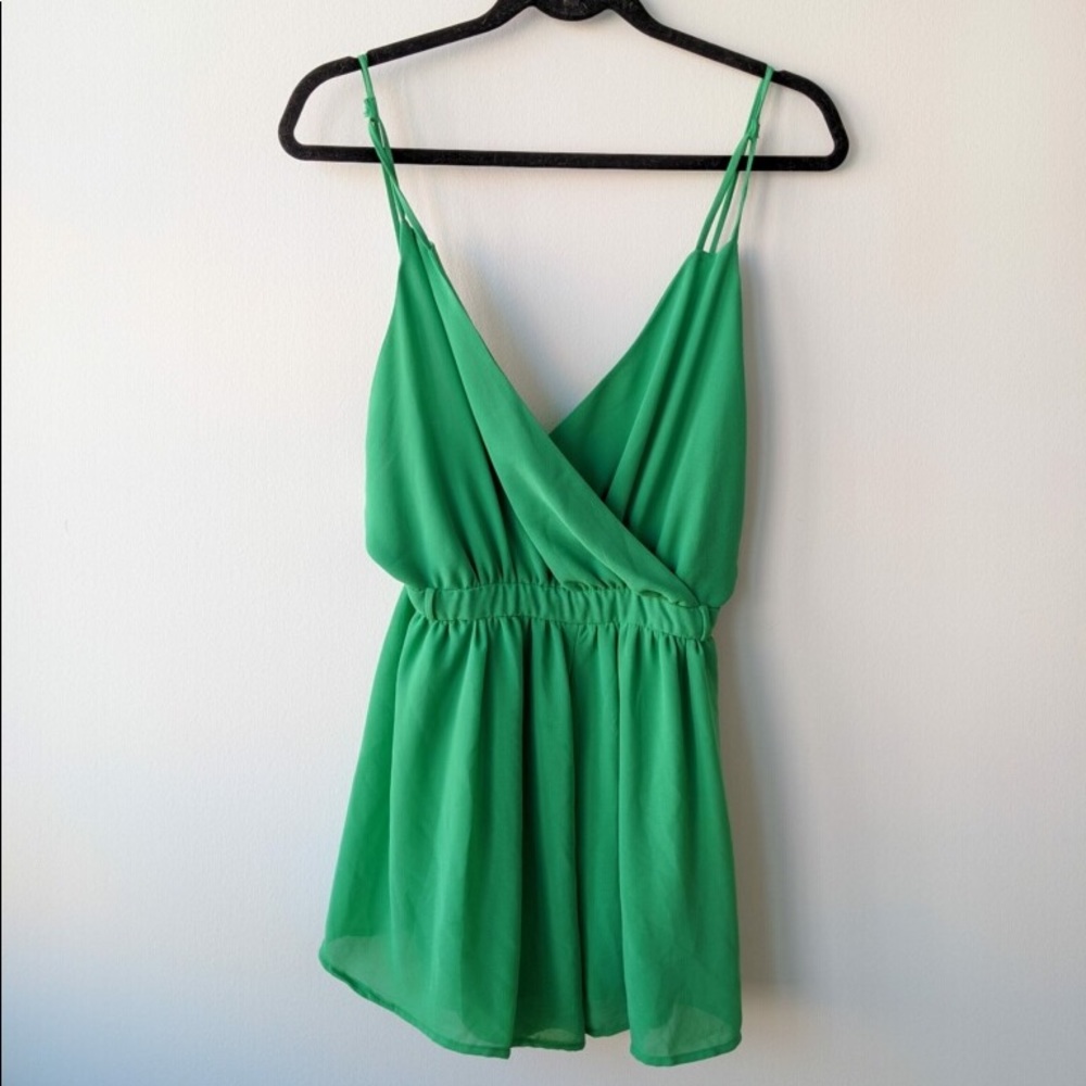 Paper Crane Sleeveless Backless Romper